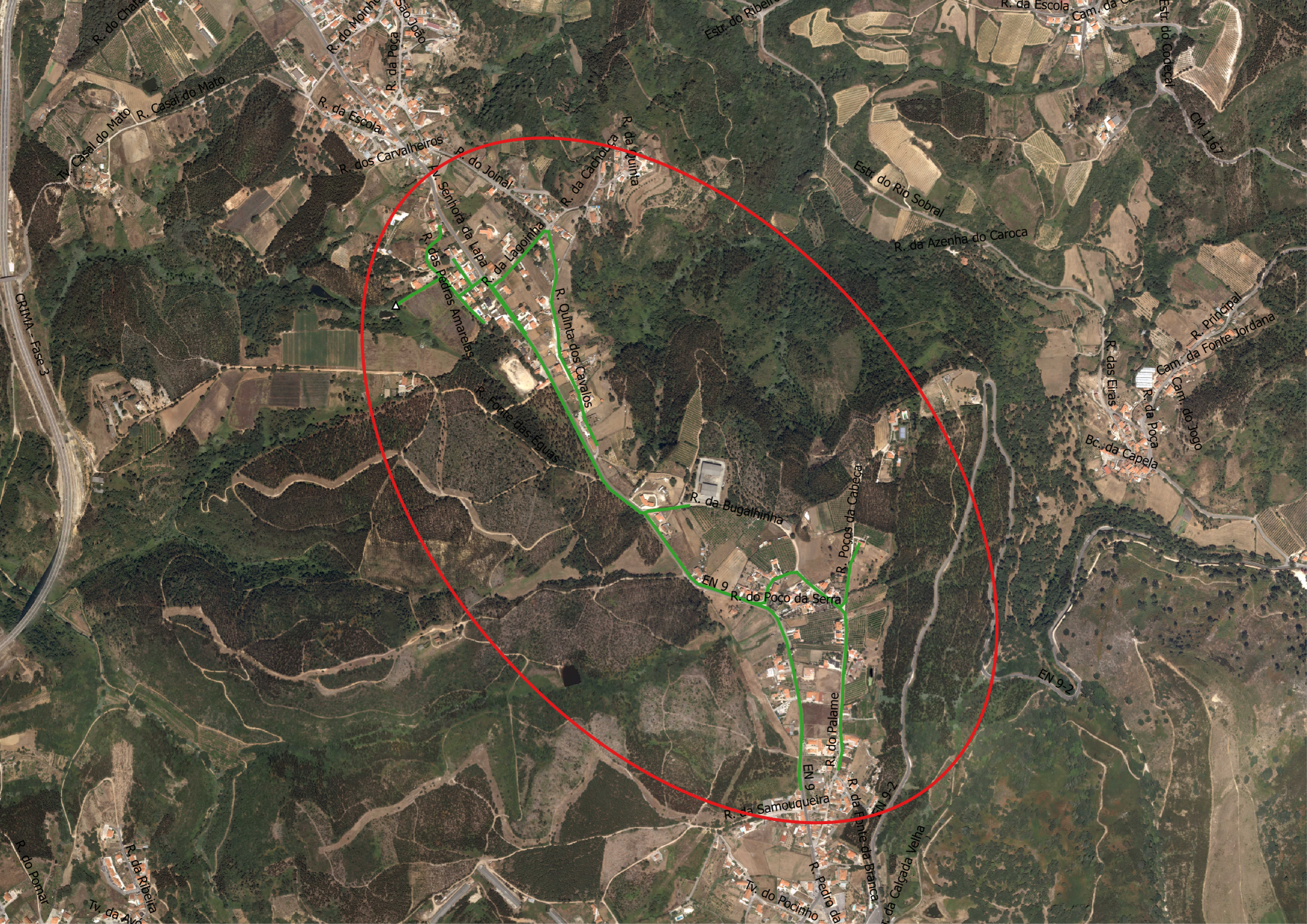 Realização de Testes de Fumo na Rede de Drenagem de Águas Residuais da Barreiralva, com data prev...