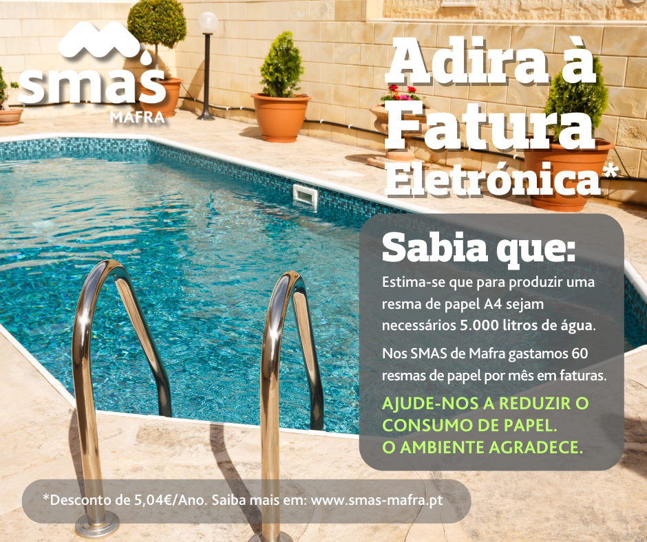 SMAS de Mafra: adira à fatura eletrónica