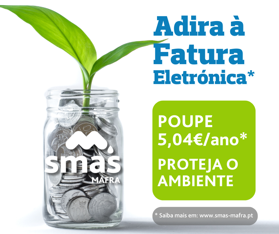 SMAS de Mafra: adira à fatura eletrónica